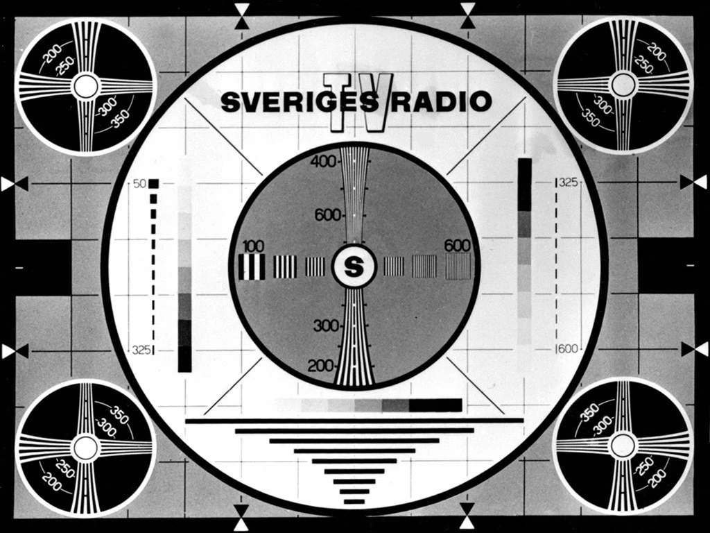 Sveriges första testbild